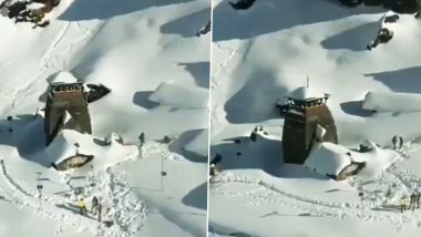 'World’s Highest Located’ Shiva Temple's Aerial View Shared by Norwegian Diplomat Goes Viral, Netizens Mesmerised by Its Beauty (View Tweet)